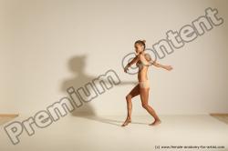 Modern aerobic poses of Kristyna