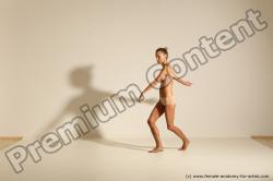 Modern aerobic poses of Kristyna