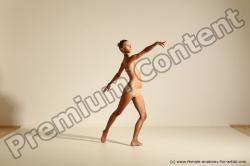 Modern aerobic poses of Kristyna