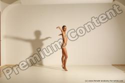 Modern aerobic poses of Kristyna