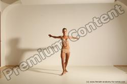 Modern aerobic poses of Kristyna