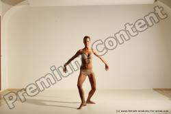 Modern aerobic poses of Kristyna