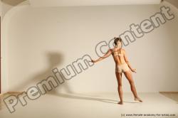 Modern aerobic poses of Kristyna