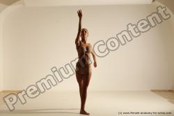 Modern aerobic poses of Kristyna