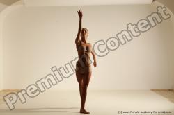 Modern aerobic poses of Kristyna