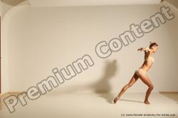 Modern aerobic poses of Kristyna