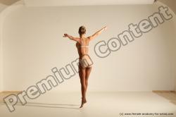 Modern aerobic poses of Kristyna