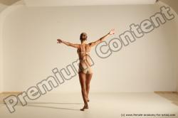 Modern aerobic poses of Kristyna