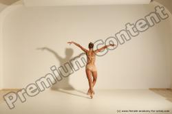 Modern aerobic poses of Kristyna