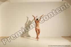 Modern aerobic poses of Kristyna