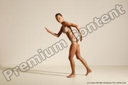 Modern aerobic poses of Kristyna