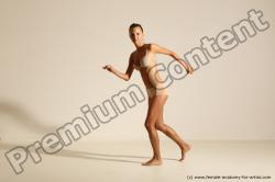 Modern aerobic poses of Kristyna