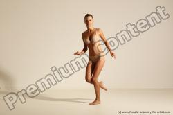 Modern aerobic poses of Kristyna