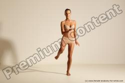 Modern aerobic poses of Kristyna