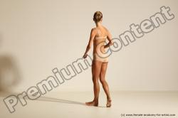 Modern aerobic poses of Kristyna