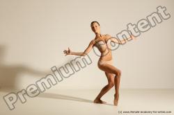 Modern aerobic poses of Kristyna