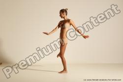 Modern aerobic poses of Kristyna