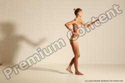 Modern aerobic poses of Kristyna