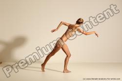 Modern aerobic poses of Kristyna