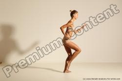 Modern aerobic poses of Kristyna