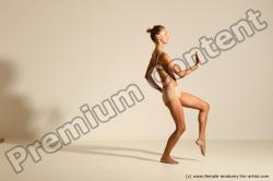 Modern aerobic poses of Kristyna