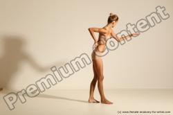 Modern aerobic poses of Kristyna