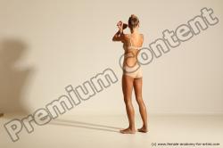 Modern aerobic poses of Kristyna