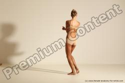 Modern aerobic poses of Kristyna