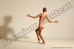 Modern aerobic poses of Kristyna