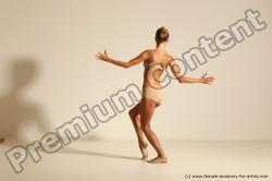 Modern aerobic poses of Kristyna