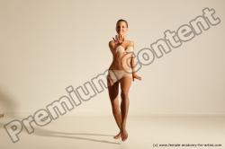 Modern aerobic poses of Kristyna