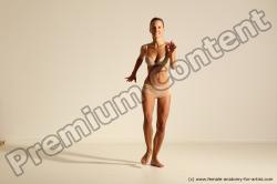 Modern aerobic poses of Kristyna