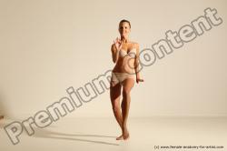 Modern aerobic poses of Kristyna