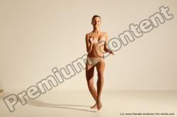 Modern aerobic poses of Kristyna