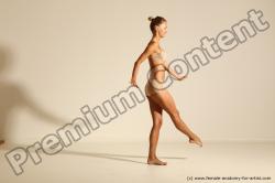 Modern aerobic poses of Kristyna