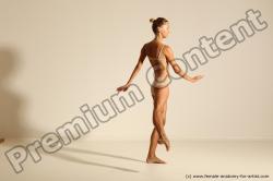 Modern aerobic poses of Kristyna