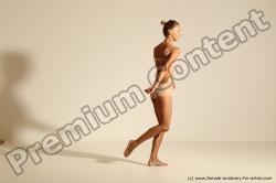 Modern aerobic poses of Kristyna