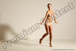 Modern aerobic poses of Kristyna