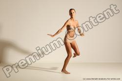 Modern aerobic poses of Kristyna