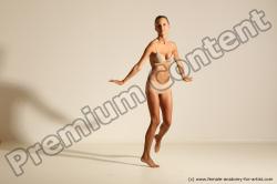 Modern aerobic poses of Kristyna