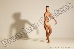 Modern aerobic poses of Kristyna