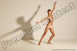 Modern aerobic poses of Kristyna