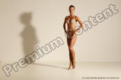 Modern aerobic poses of Kristyna