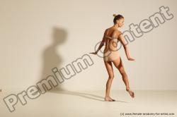 Modern aerobic poses of Kristyna