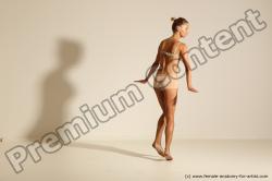 Modern aerobic poses of Kristyna