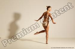 Modern aerobic poses of Kristyna