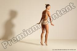 Modern aerobic poses of Kristyna