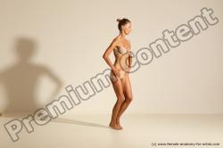 Modern aerobic poses of Kristyna