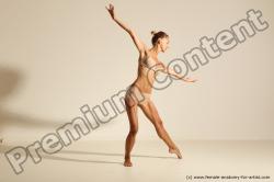 Modern aerobic poses of Kristyna