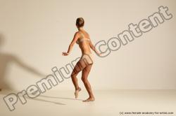 Modern aerobic poses of Kristyna